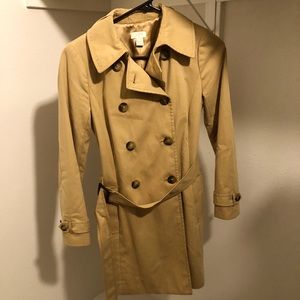 J Crew Petite Trench Coat